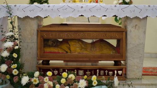 Реликвии Святого Клементия в костеле и монастыре бригиток в Гродно