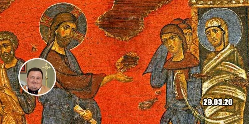 Пятое воскресенье Великого поста в католическом костеле, смотреть проповедь ксендза Павла Кнурека