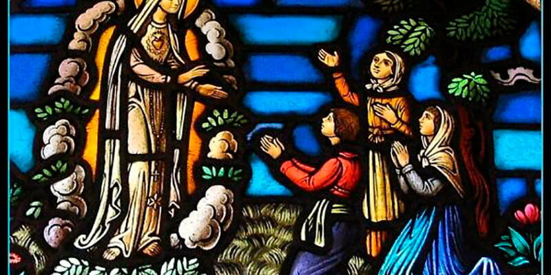 Фатимкая Божья Матерь является детям-пастушкам икона Фатимкая Божья Матерь является детям-пастушкам икона