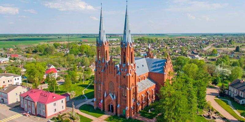 Костел в Видзах фото