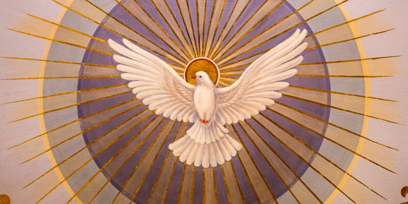 Икона Святого Духа в виде голубя Икона Святого Духа в виде голубя