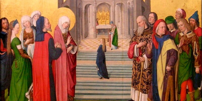 Икона Введения во Храм Пресвятой Богородицы Икона Введения во Храм Пресвятой Богородицы