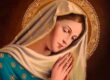 Пресвятая Богородица Дева Мария с розарием икона